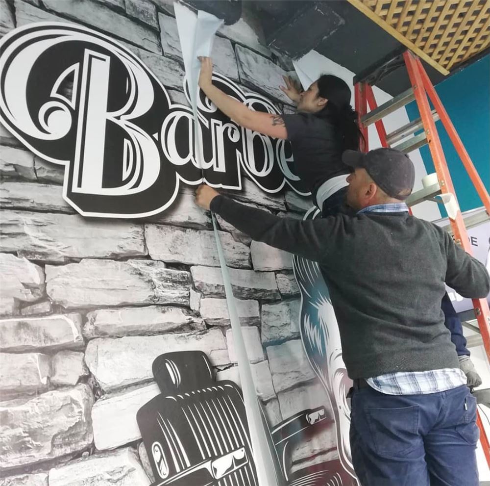 Branding barbería Dnandos
