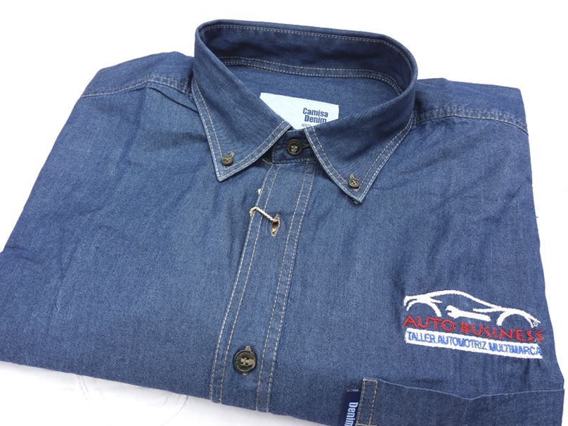 Camisa bordada Auto Business