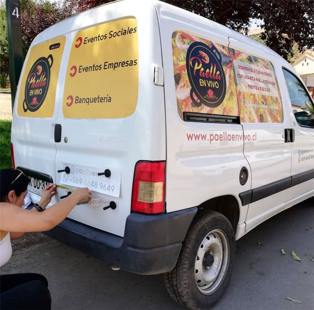 Brandeo de vehículo Paella En Vivo