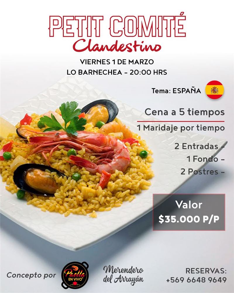 Petit Comité: Cena clandestina