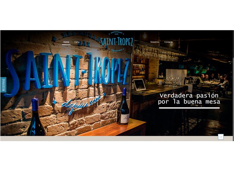 Sitio web Saint Tropez